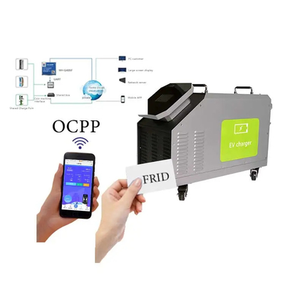 3in1 DC portable ev charger 7kw output 200-750V 20A OEM ODM fast ev charger portable